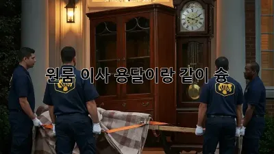 원룸 이사, 용달이랑 같이 슝💨