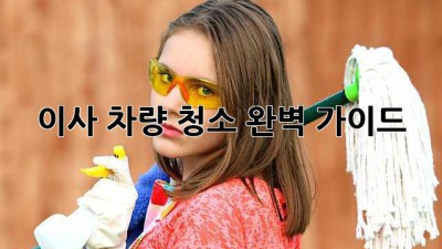 이사 차량 청소 완벽 가이드